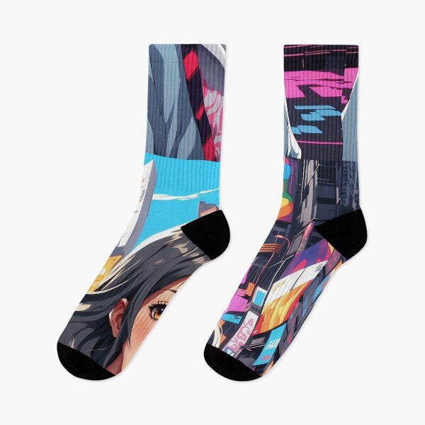 Item preview, Urban Dreamscape: A Glimpse into Neon Reverie designed and sold by ArtComixHaven.