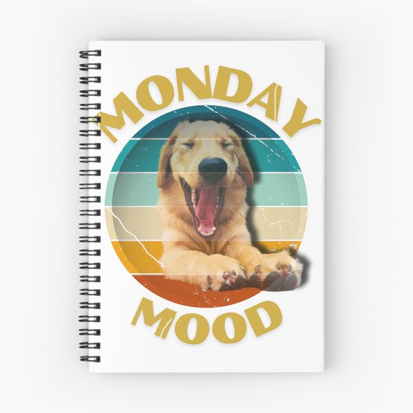 Item preview, Golden Retriever yawning, Monday mood designed and sold by raymishop.