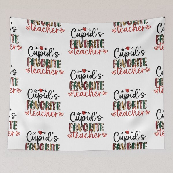 Item preview, Valetnine's Day Cupid's Favorite Teacher  designed and sold by lindab142.