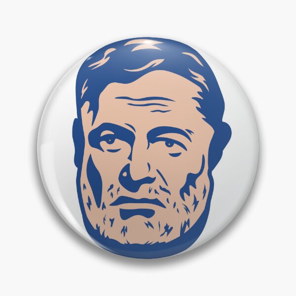Item preview, Ernest Hemingway illustration designed and sold by dobbyf.