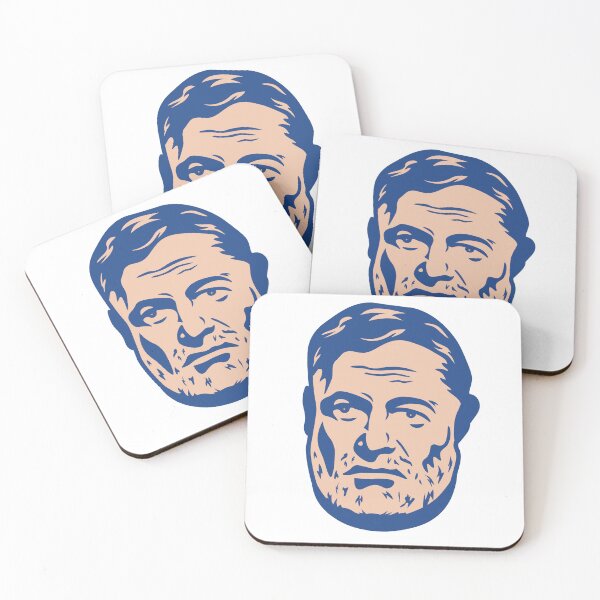 Item preview, Ernest Hemingway illustration designed and sold by dobfstore.