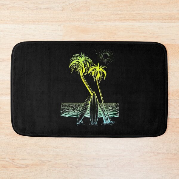 Item preview, Vibrant Palm Tree Sunrise Silhouette designed and sold by Sun Sand & Sea Art.