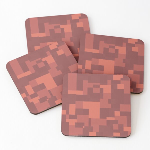 Item preview, large brown cubistic meadow  designed and sold by Depression-Art.