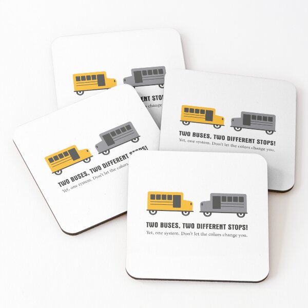 Item preview, Two buses, two different stops designed and sold by iamjus1.