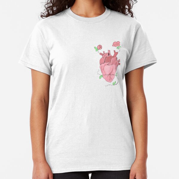 Heart and Flowers Classic T-Shirt