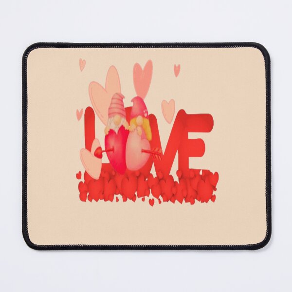 Item preview, Cute Gnome Love, Cute Lettering Design , Bee Mine For Valentine, Everyday My Valentine, you will live on in my heart designed and sold by Adri Barnard.