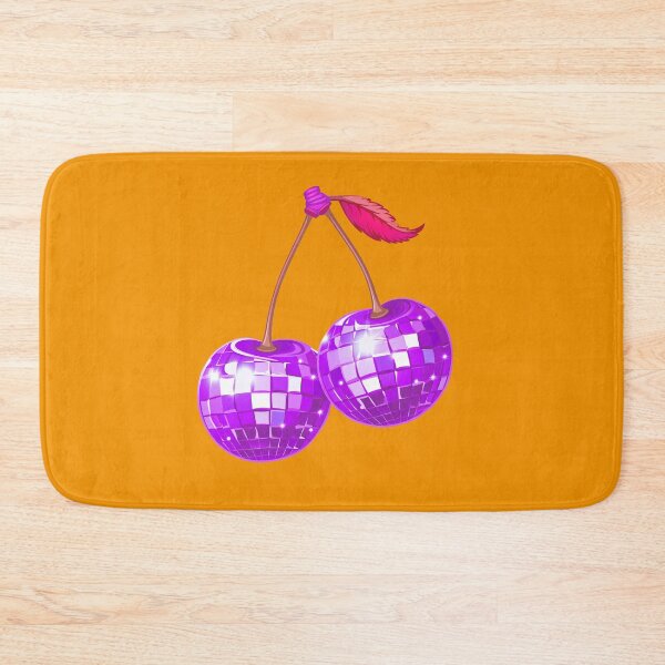 Item preview, Cherry Disco Balls: Retro Groove & Purple Neon Sparkles on the Juicy Dancefloor. designed and sold by LotusBlanc.