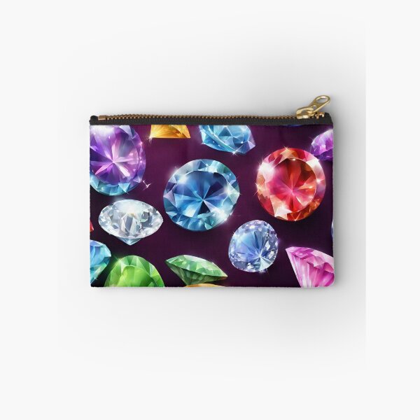 Item preview, Scattered diamonds on a purple background designed and sold by SweetRossel.