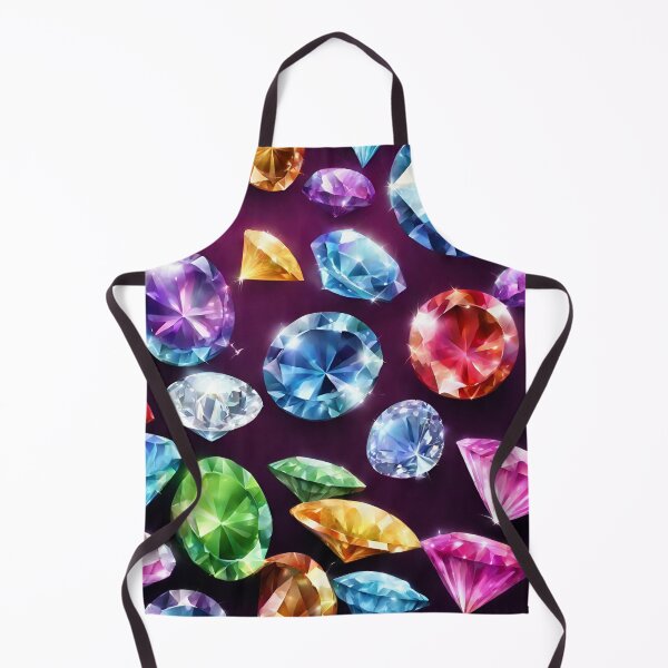 Item preview, Scattered diamonds on a purple background designed and sold by SweetRossel.