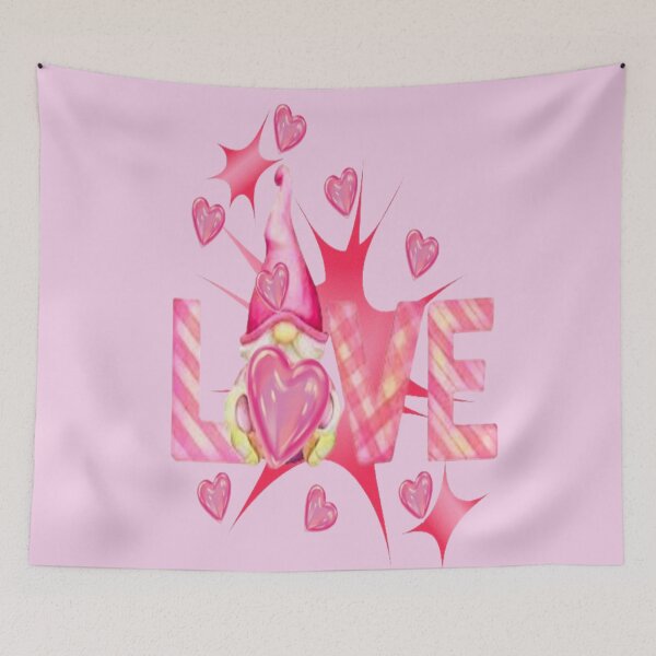 Item preview, Gnome Love, Cute Lettering Design , Bee Mine For Valentine, Everyday My Valentine, you will live on in my heart designed and sold by Adri Barnard.