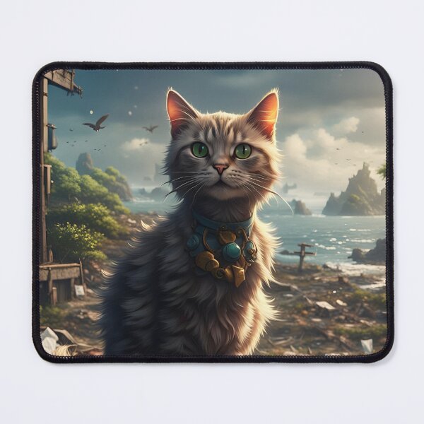 Item preview, An Abandoned Cat on a Destroyed Island designed and sold by MoriFantasy.