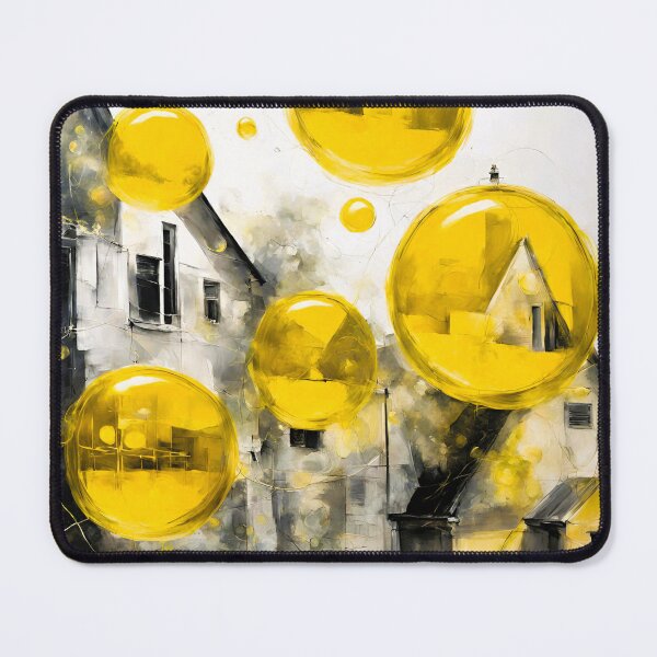 Item preview, Comic strip project yellow bubble and houses designed and sold by janjacbu.