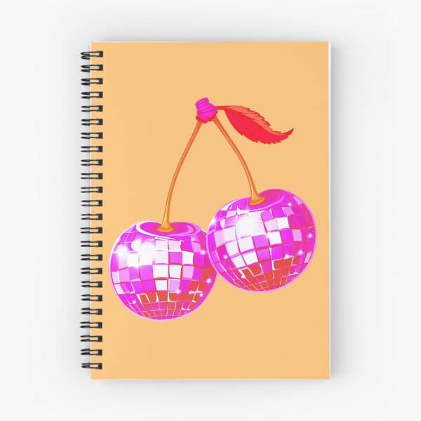 Item preview, Cherry Disco Balls: Retro Groove & Pink Neon Sparkles on the Juicy Dancefloor. designed and sold by LotusBlanc.