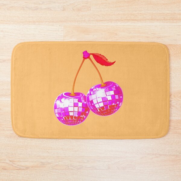 Item preview, Cherry Disco Balls: Retro Groove & Pink Neon Sparkles on the Juicy Dancefloor. designed and sold by LotusBlanc.