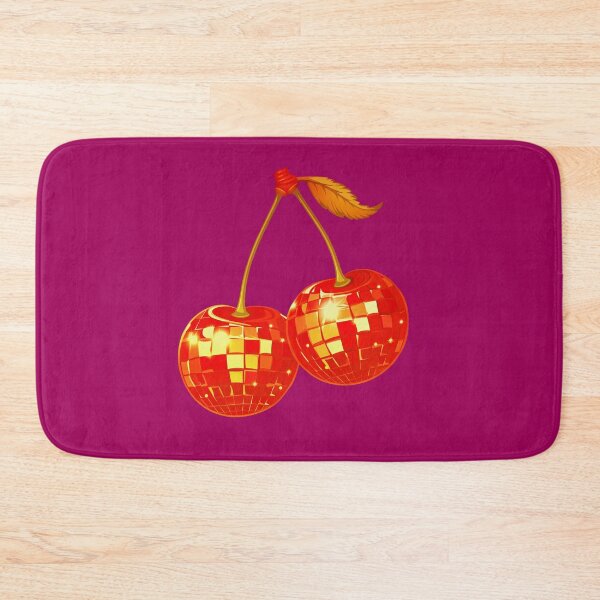 Item preview, Cherry Disco Balls: Retro Groove & Fire Neon Sparkles on the Juicy Dancefloor. designed and sold by LotusBlanc.