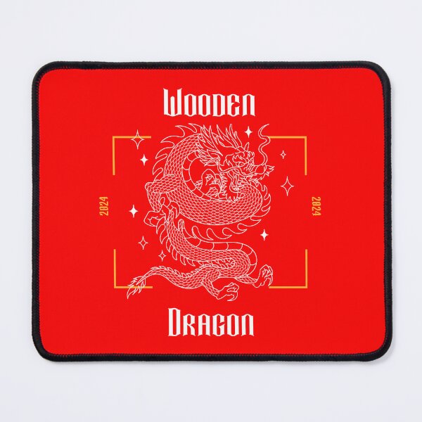 Item preview, Wooden Dragon 2024 - Year of the Dragon designed and sold by Gubgubsdesigns.