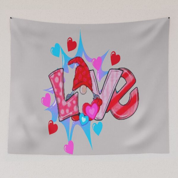 Item preview, Gnome Love 3, Cute Lettering Design , Bee Mine For Valentine, Everyday My Valentine, you will live on in my heart designed and sold by Adri Barnard.