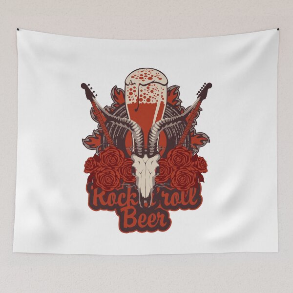 Item preview, Rock n Roll Beer T-Shirt designed and sold by shinevideo.