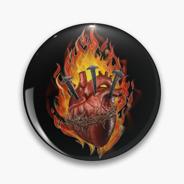 Item preview, Pierced Heart Realistic Tattoo Style designed and sold by JENetics Design.