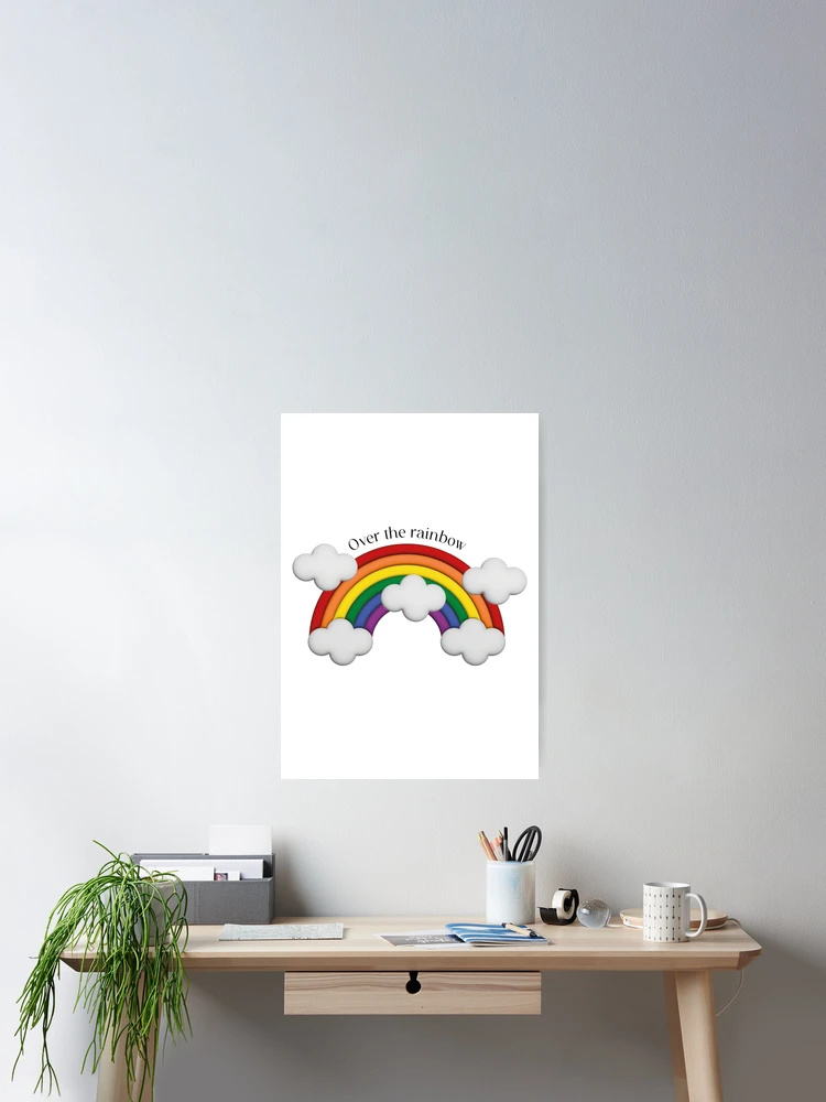 Thumbnail 2 of 3, Poster, Over the rainbow designed and sold by RiddikulusGraph.