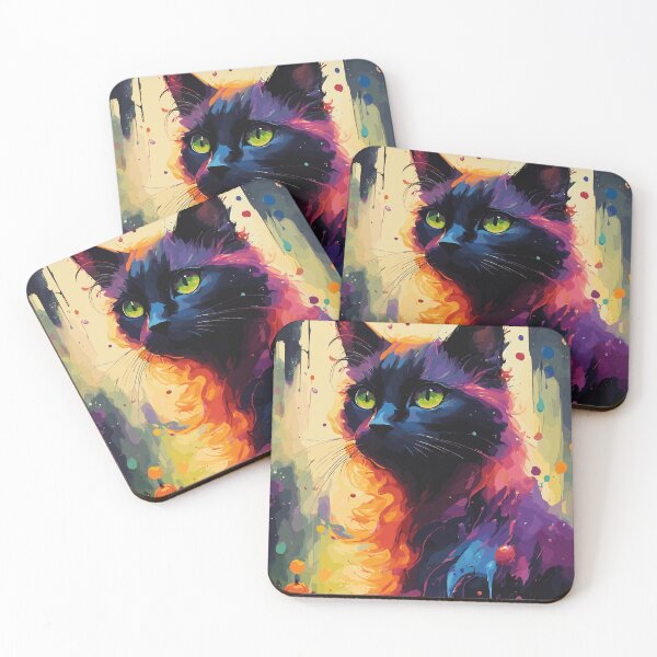 Item preview, Beautiful Black cat designed and sold by printmala.