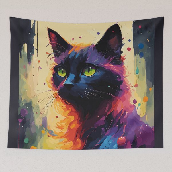 Item preview, Beautiful Black cat designed and sold by printmala.