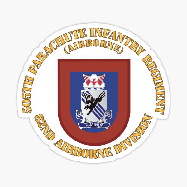 Aperçu de l'œuvre Armée - Flash - 505th Parachute Infantry Regiment X 300 créée et vendue par Military Insignia Products.