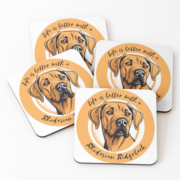Item preview, Life is better with a Rhodesian ridgeback designed and sold by anetazakova.