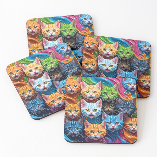 Item preview, Cute Kitty Cat Pattern designed and sold by TheArtOfPat.