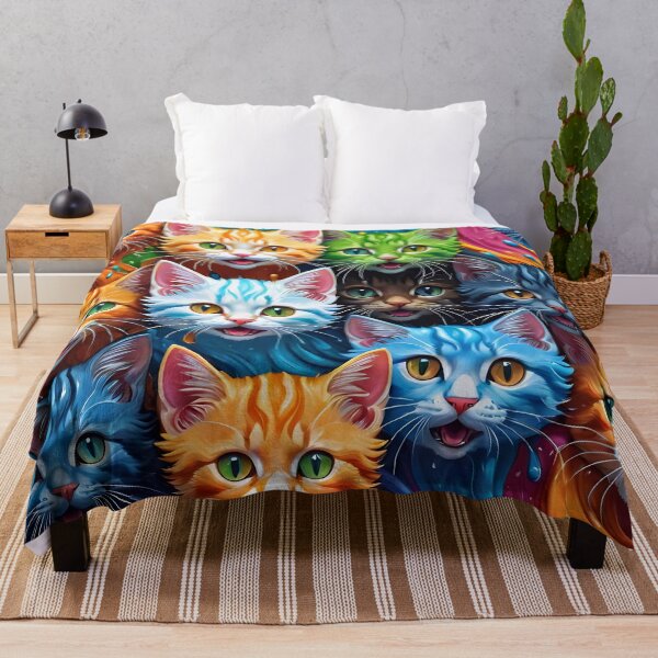 Item preview, Cute Kitty Cat Pattern designed and sold by TheArtOfPat.