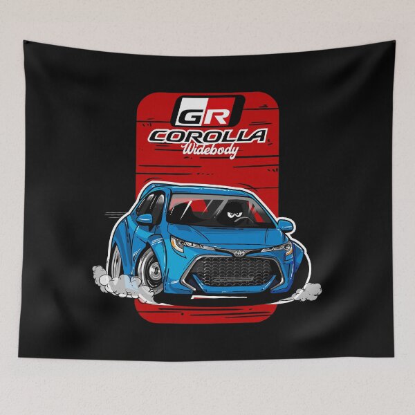 Item preview, GR Corolla *Car Design vector illustrated CARtoon CARicature Comic Style* designed and sold by itsTheBugz.