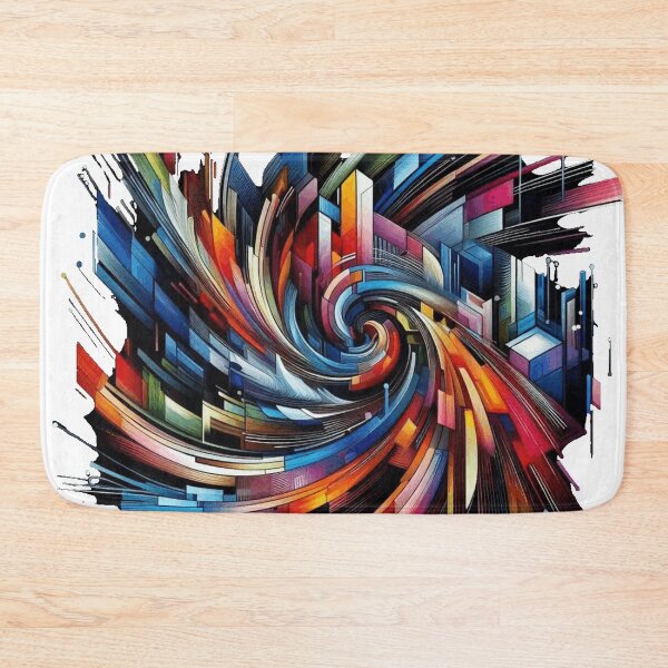 Item preview, Colorful Swirl of Geometric Harmony designed and sold by Lyavalio.