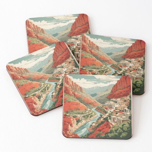 Item preview, Vikos Gorge Greece Vintage Poster Tourism designed and sold by TravelersGems.