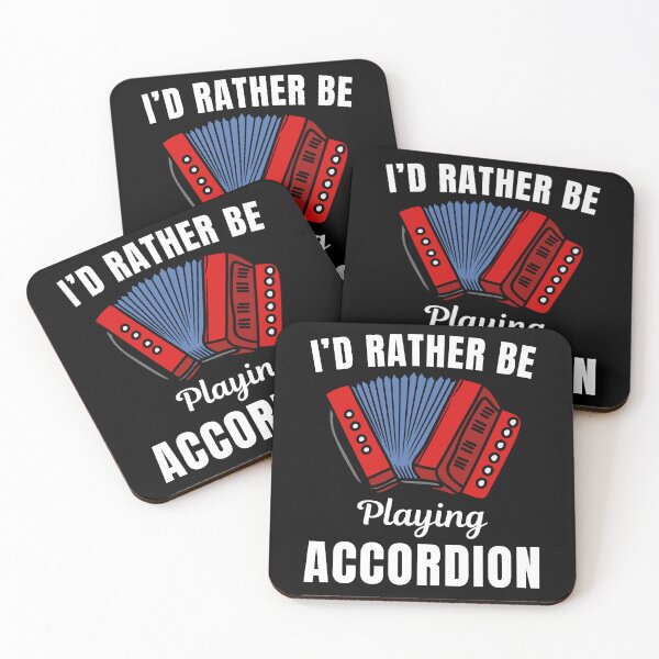 Item preview, I'd rather be playing accordion, funny accordion instrument players lovers and musicians funny saying or quote designed and sold by NBSStore.