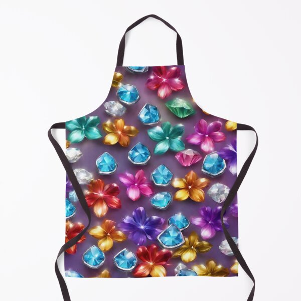 Item preview, Diamond flowers on a purple background designed and sold by SweetRossel.