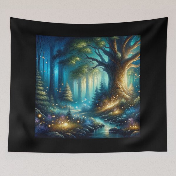 Item preview, Enchanted Nightwood designed and sold by BestArtByArvind.