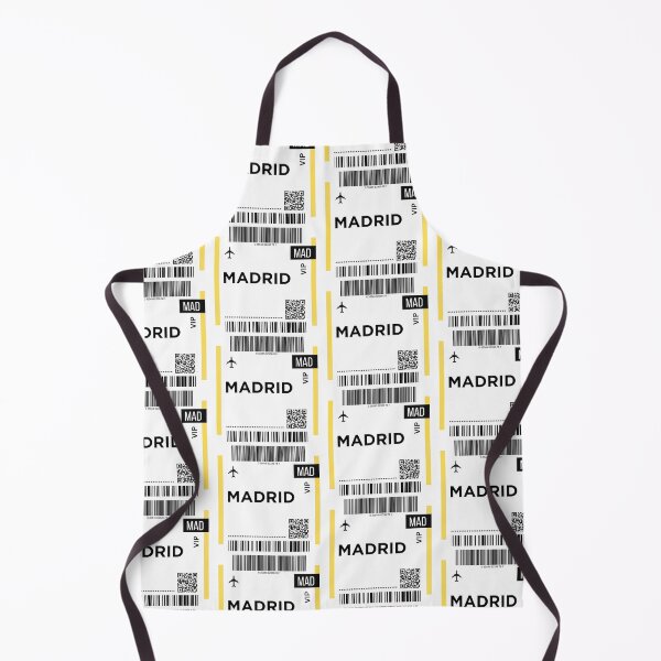 Item preview, Madrid, Spain Mini Airplane Boarding Pass designed and sold by RoamInk.