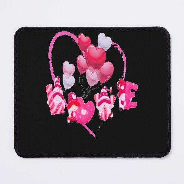Item preview, Love Gnomes and Heart Balloons, Cute Lettering Design , Bee Mine For Valentine, Everyday My Valentine, you will live on in my heart designed and sold by Adri Barnard.