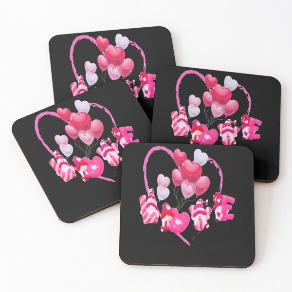 Item preview, Love Gnomes and Heart Balloons, Cute Lettering Design , Bee Mine For Valentine, Everyday My Valentine, you will live on in my heart designed and sold by Adri Barnard.