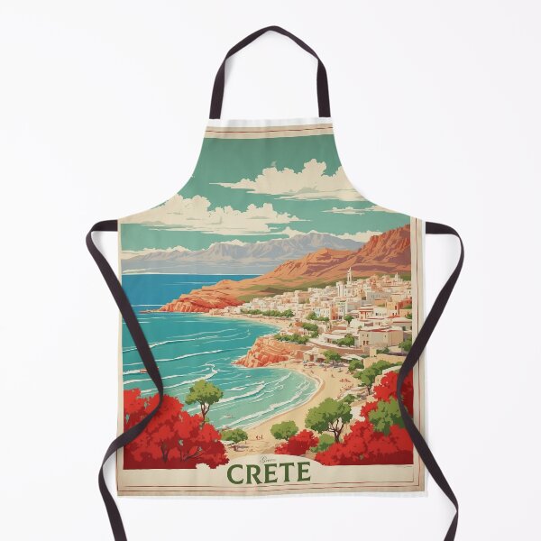 Item preview, Crete Greece Vintage Poster Tourism  designed and sold by TravelersGems.
