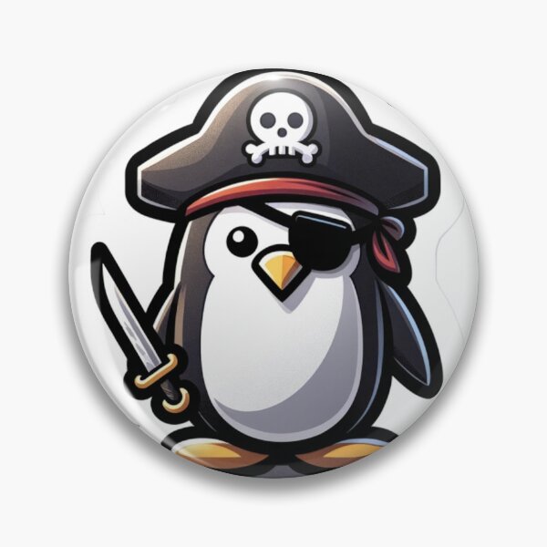 Item preview, Pirate Penguin designed and sold by pixeldigger.
