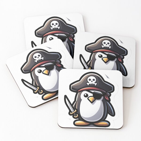 Item preview, Pirate Penguin designed and sold by pixeldigger.