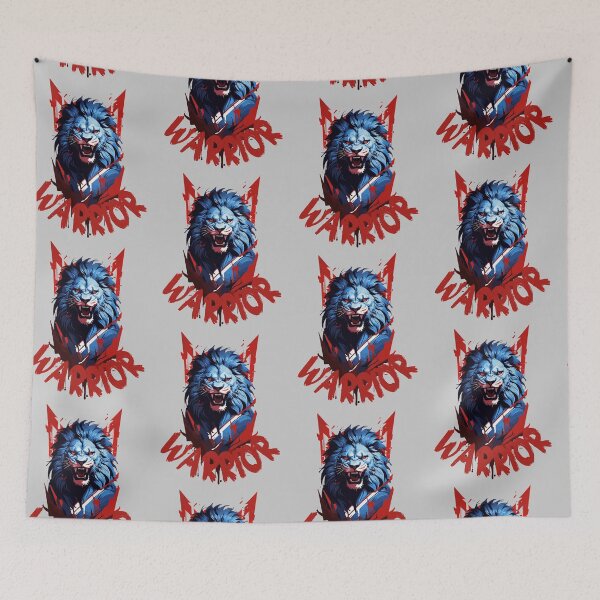 Item preview, Grunge Style Warrior Lion designed and sold by GeoArtAdventure.