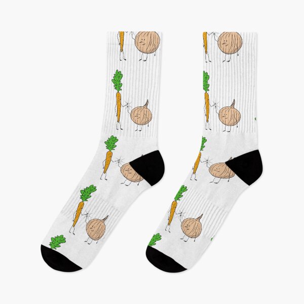 Item preview, Carrot and Onion High Fiving designed and sold by mairsaydraws.