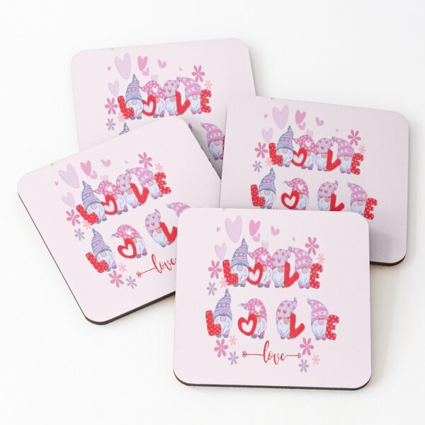 Item preview, Love Gnomes.2, Cute Lettering Design , Bee Mine For Valentine, Everyday My Valentine, you will live on in my heart designed and sold by Adri Barnard.