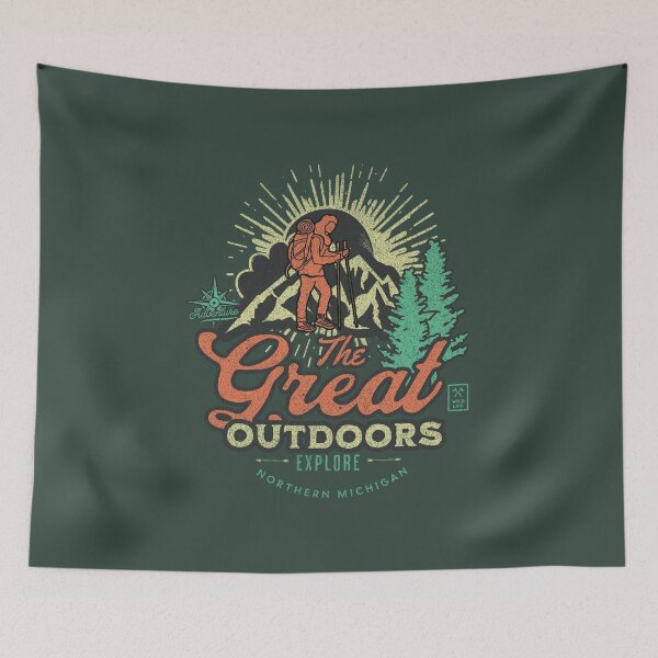 Item preview, Explore The Great Outdoors, Northern Michigan (green) designed and sold by StonegateArt.