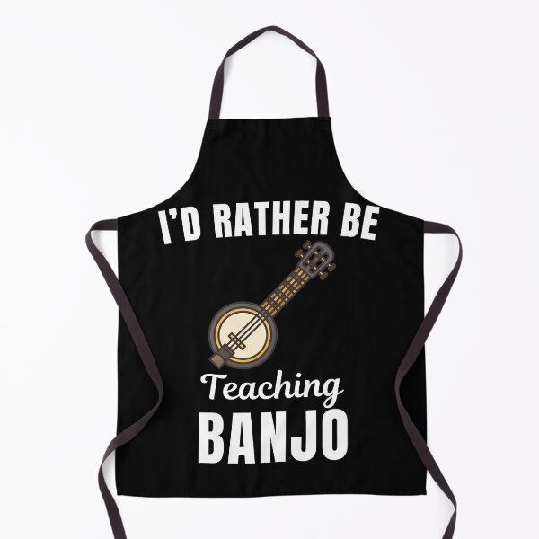 Item preview, I'd rather be teaching banjo, funny banjo instrument teachers lovers and instructors saying or quote designed and sold by NBSStore.