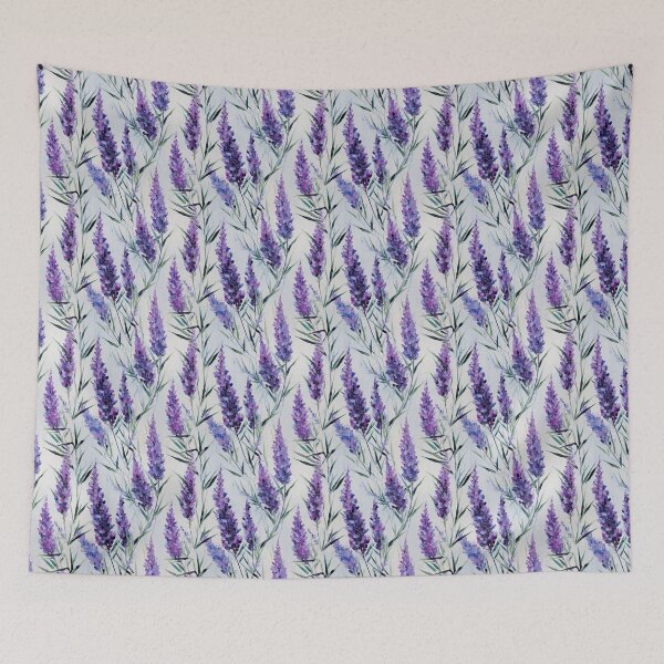 Item preview, Lavender Tile 23: Purple Haze on Fragrant Spikes and Fields of Violet Perfume designed and sold by TheBrainArt.