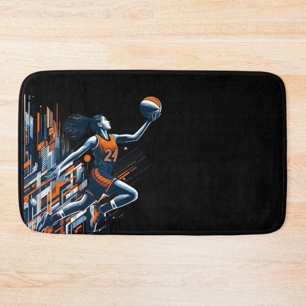 Item preview, Basketball woman dunking dynamic gift designed and sold by Pineapple-Tree.