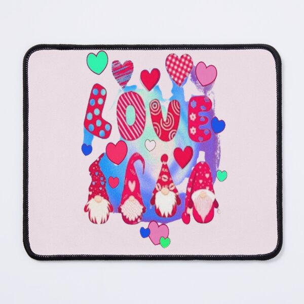 Item preview, Love Gnomes, Cute Lettering Design , Bee Mine For Valentine, Everyday My Valentine, you will live on in my heart designed and sold by Adri Barnard.